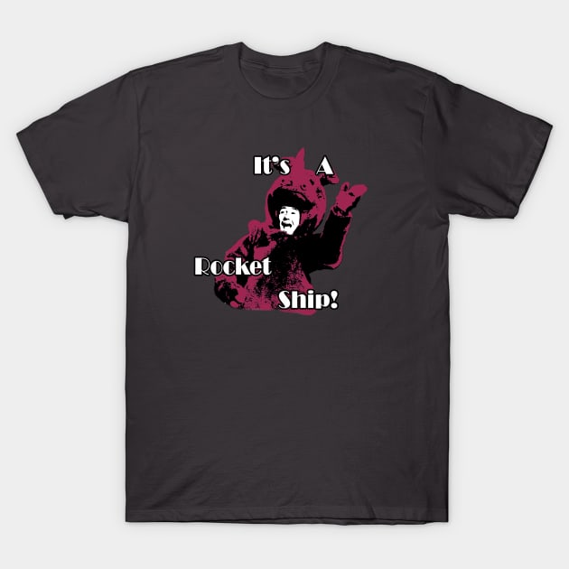 Death to Smoochy Rocket Ship T-Shirt by shanestillz